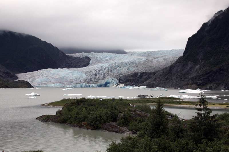 Wide view of Mendenhall