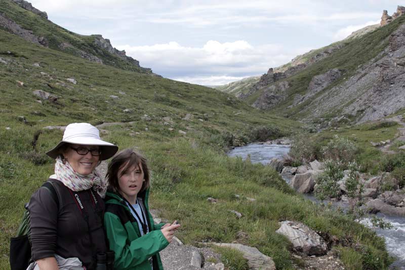 Zac and Nana at the Savage River