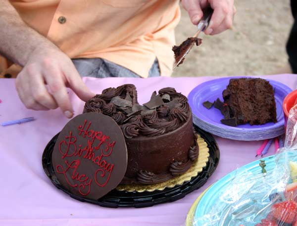 Cake is served