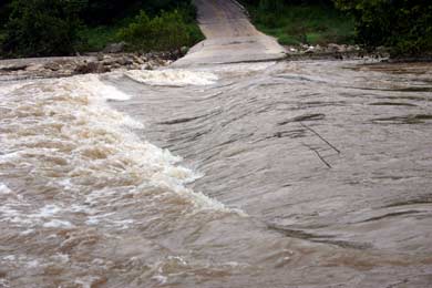 Hammett's Crossing flood 7-27-07