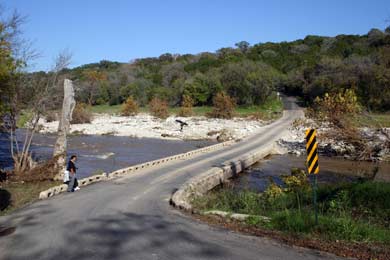 After the flood, activity resumes