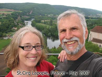 Ric & Annie in St. Cirq Lapopie