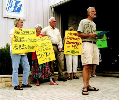 Ric Sternberg speaks at the press conference.