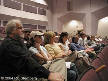 The Hamilton Pool Road contingent, a strong and vocal group among the assembled stakeholders.