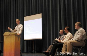 Terry Tull, Executive Director of the Regional Water Quality Planning Project, Grant Jackson of Naismith Engineering, Leonard Olson of Good Company Associates and Tom Brown of Naismith Engineering