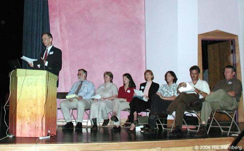 Director Terry Tull and panel of consultants